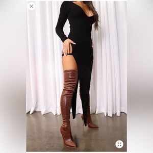 Fashion nova over the knee boots